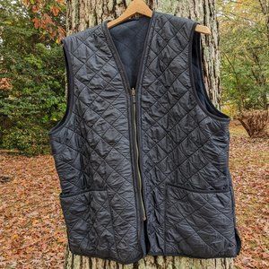 Barbour Navy Blue Polarquilt Zip-In Liner XXL